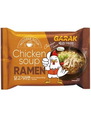 GARAK Chicken Flavour Soup Ramen 130 gram (Korea Import)