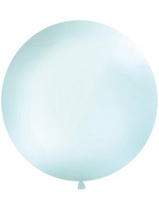 GJENNOMSIKTIG Pastellfarget Rund JUMBO Ballong 1 meter