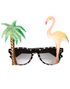 Hawaii Party Briller med Flamingo