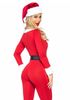 Santa Baby - Jumpsuit Nissekostyme til Dame