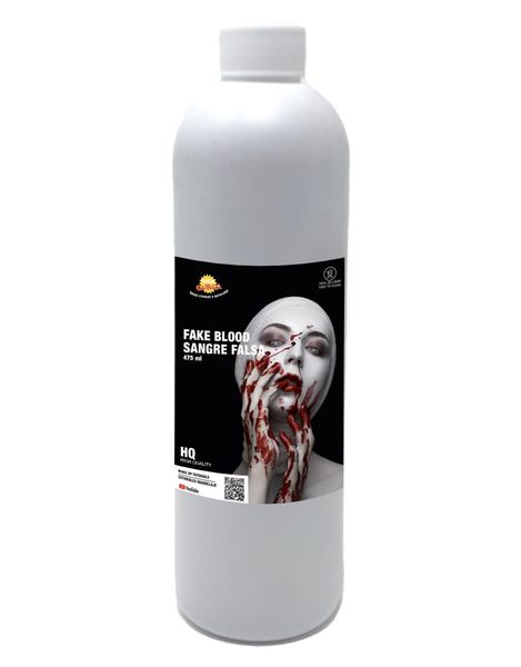 475 ml Kanne med Vaskbart Falskt Blod / Teaterblod
