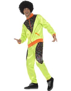80-talls Neongrønn Grilldress Kostyme