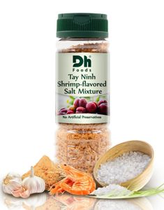 Tay Ninh Shrimp-Flavoured Salt Mixture - Salt med Rekesmak og Chili - DH Foods 110 gram (Vietnam)
