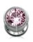Piercing Plugg med Innrammet Rosa Sten