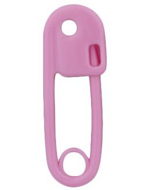 Sikkerhetsnål 1.6 mm - Rosa Ørepiercing