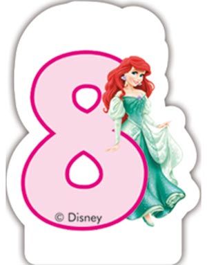 Disney Prinsesse Kakelys med 8 Tall