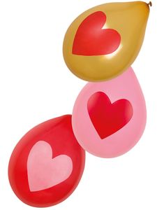 6 stk 25 cm Ballonger - Love You