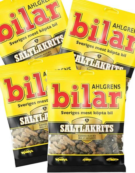 42 stk Ahlgrens Biler Saltlakris Skumgodteri - Hel Eske
