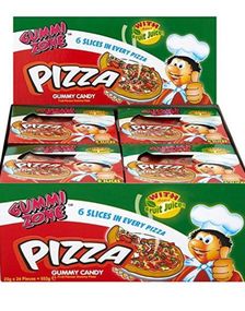 24 stk Gummy Zone Mini Pizza 21 gram
