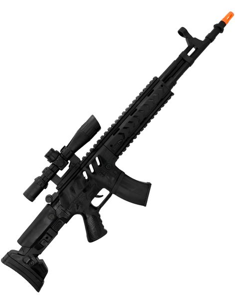 SWAT Rifle med Lyd - 68 cm Kostymetilbehør