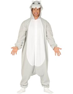 Flodhest Kigurumi Unisex Kostyme