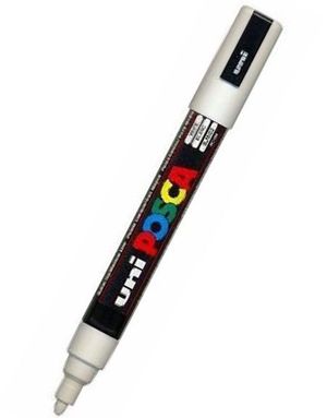 Posca Tusj PC-5M Sølvfarget 1,8-2,5mm Bullet Shaped