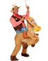Cowboy På Hest - Oppblåsbart Kostyme