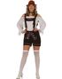 Mørk Brun Oktoberfestkostyme til Dame - Strl M