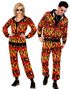  80 Talls Disco 8 Grilldress til Voksen UV GLOW - Medium