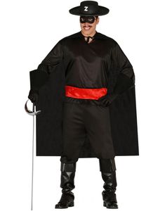 Zorro Inspirert Herrekostyme