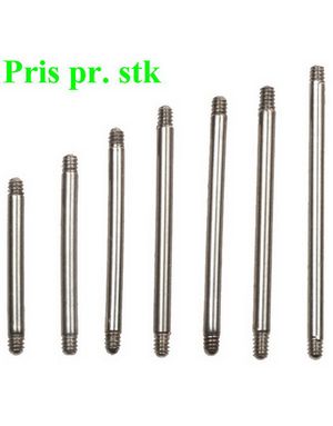Blank Rett Stang i Titan til 1,6 mm Kule