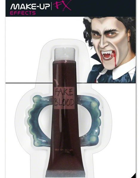 Vamp Kit - 2 deler Vampyrtenner og Blod