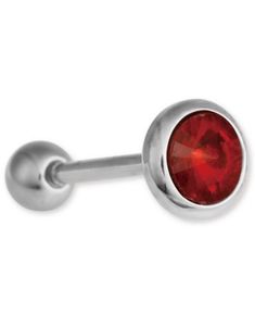 Single Red Diamond - Tungepiercing
