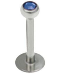 Shiny Stone - 1.2 x 8 mm - Blå Labret