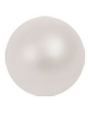 Pearl Fashion White - 3 mm Akrylkule til 1,2 mm stang