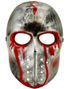 Blodig Hockeymaske Hard Plast