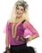 Neon Rosa Kostymeoverdel i Netting