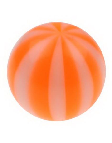 Badeball Orange - 3 mm Akrylkule til 1,2 mm stang