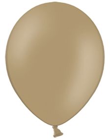 100 stk 13 cm - MEGAPACK - Cappuccino Farget Små Ballonger