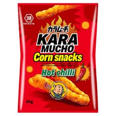 Karamucho Corn Snacks Hot Chilli 65 gram (Japan)