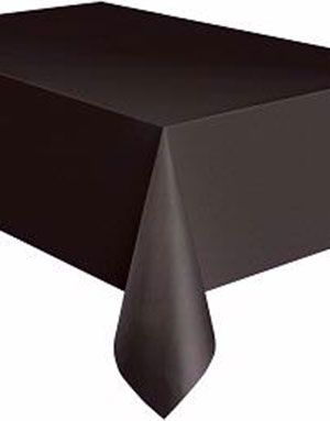 Svart Plastduk 137x274 cm
