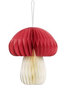 Soppformet Papirdekorasjon - Honeycomb 12.5 cm