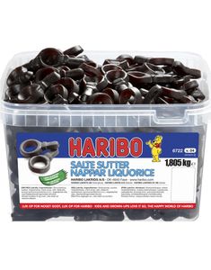 1,8 kg Haribo Boks med Salte Lakris Smokker