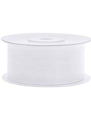 HVITT Chiffonbånd 25 meter x 38 mm