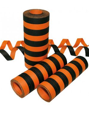 2 stk Svarte og Orange Serpentiner
