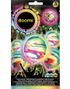 5 stk Ballonger med LED Lys - Flerfarget Marmor -illoms