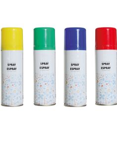 Silly String / Serpentin Spray i Assorterte Farger