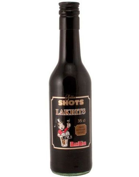 BarKing Turkisk Lakris - Drinkblanding/Shotmix med Spicy Lakris i Glassflaske 35 cl