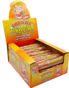 40 stk 4-pk Zed Jawbreaker med Het Fireballsmak og Kjerne av Tyggegummi 1320 g - Hel Eske