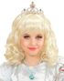 Blond Prinsesse Barneparykk med Krøller