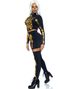 Golden Skeleton Kostyme til Dame 2 Deler