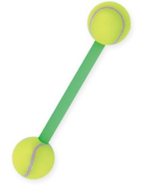 Tungepiercing med Tennisball Kuler