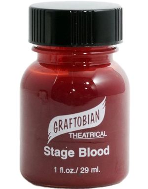 Stage Blood 29 Ml Graftobian Profesjonelt Teaterblod