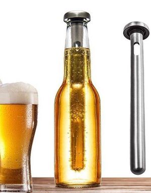 2 stk Beer Chiller / Øl-Kjølepinner i Rustfritt Stål