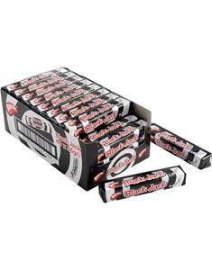 40 stk Barratt Black Jack Stick Pack - Karameller med Anissmak - Hel Eske 1,44 kg (UK)