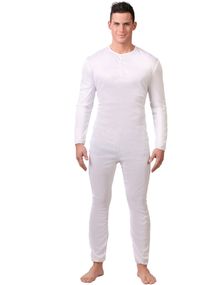 Hvit Jumpsuit/Bodysuit til Mann