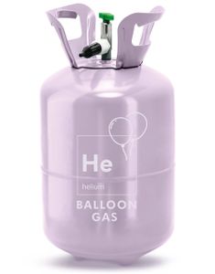 Lavendelfarget Heliumtank til 30 stk 23 cm Ballonger