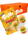 10 stk Trolli Party Burger Minis - Vingummi Mini Burger 1kg - Hel Eske