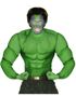 Hulken Inspirert Grønn Muskeldrakt til Voksen