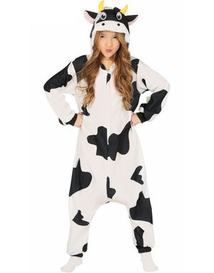 Ku Kigurumi Kostyme til Barn